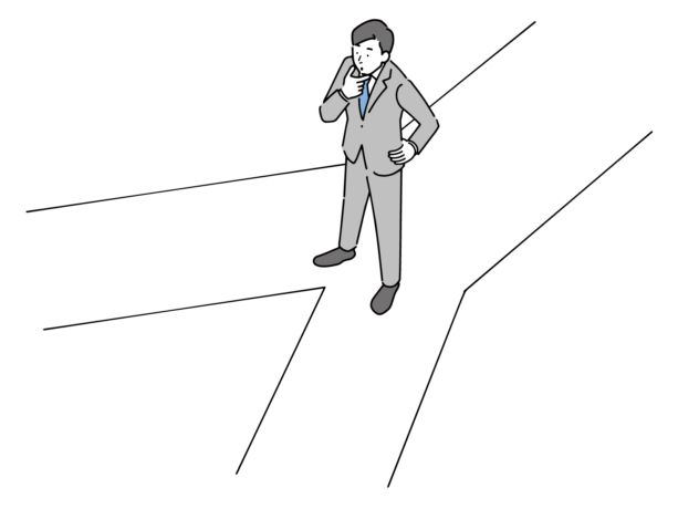 道に迷っている人