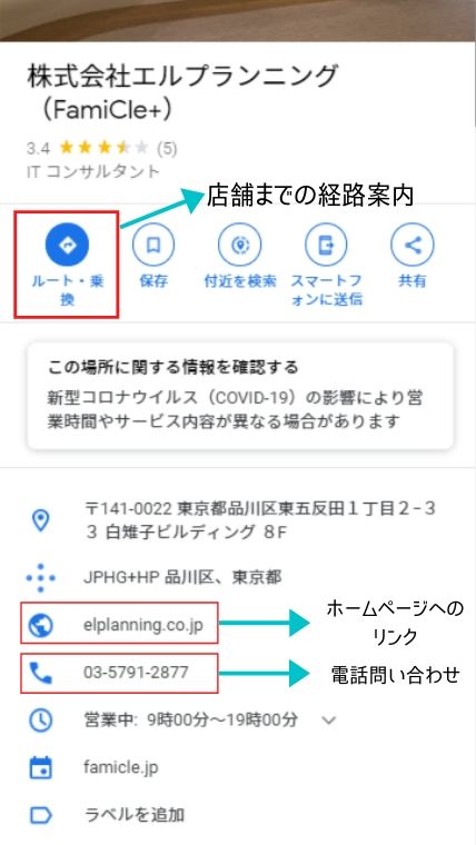 ナレッジパネル項目