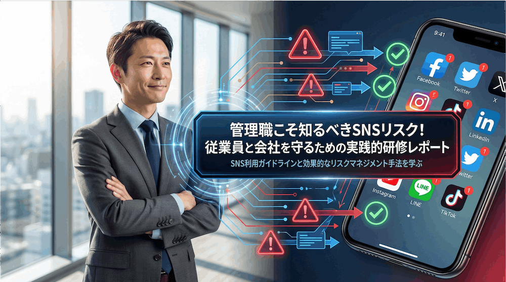 管理職こそ知るべきSNSリスク!従業員と会社を守るための実践的研修レポート